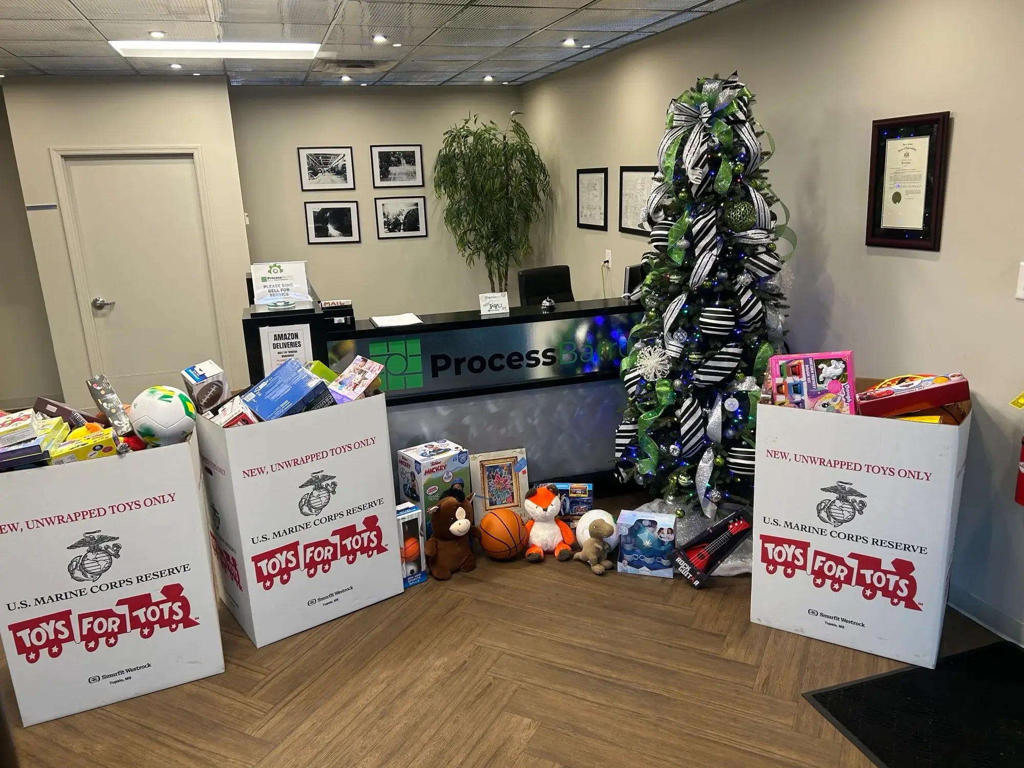 ProcessBarron Doubles Impact in 2025 Toys for Tots Holiday Toy Drive