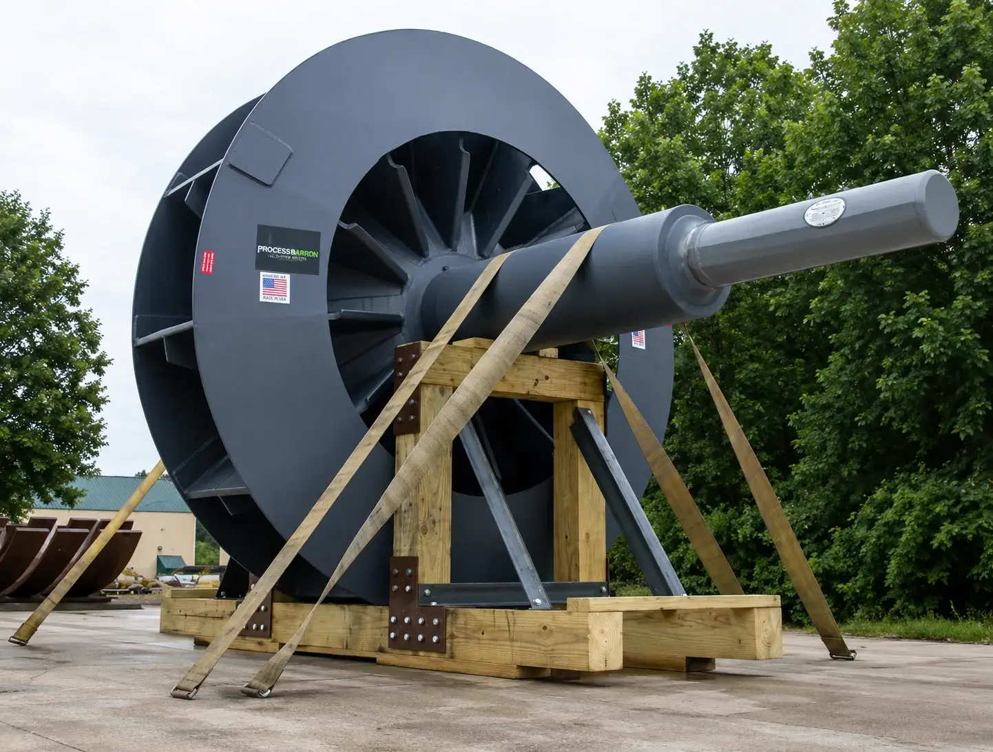radial blade on truck